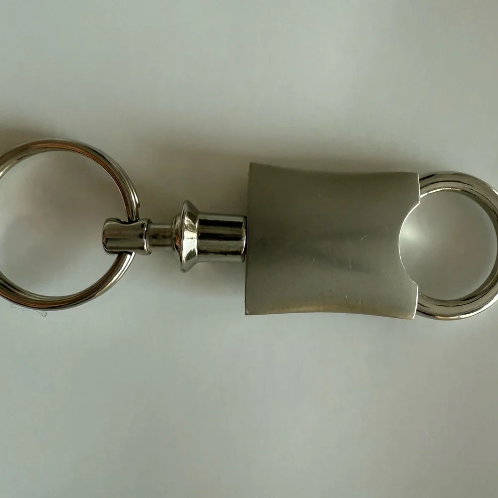 Silver and Brown Key Holder Set